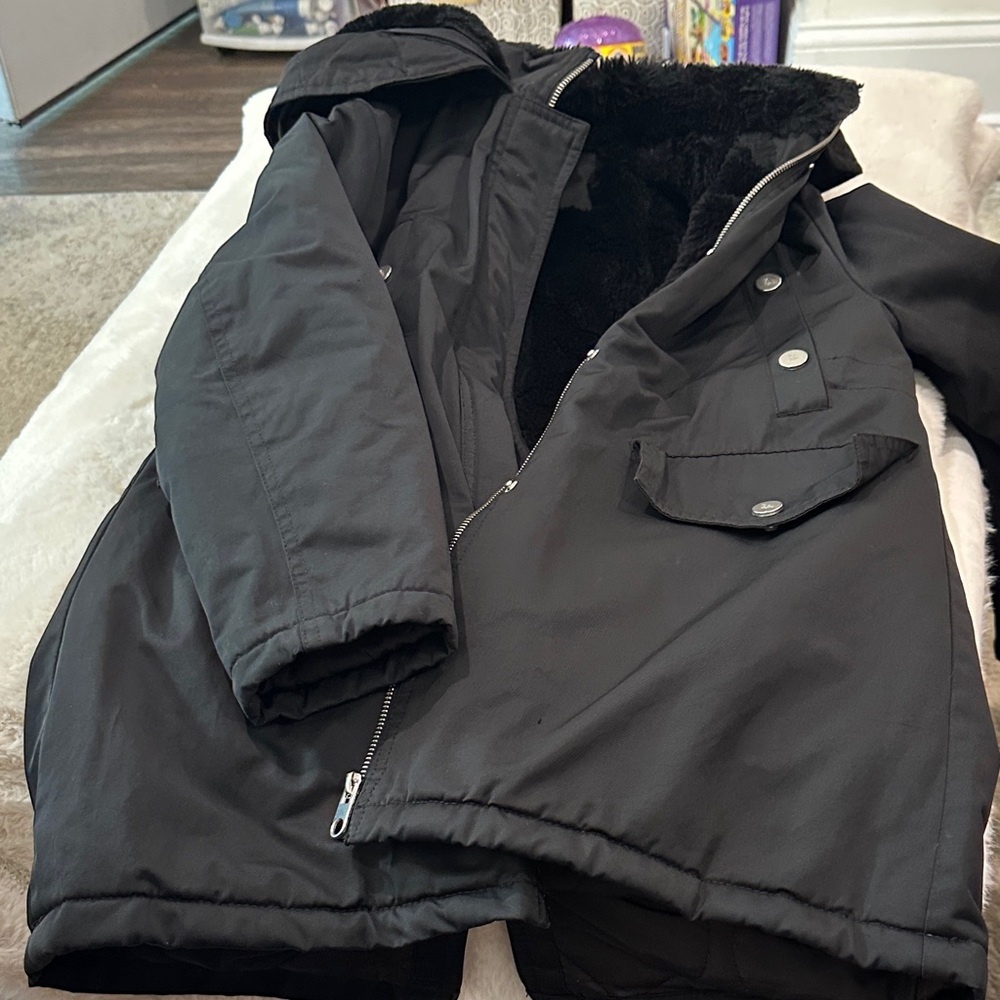Zara Kids Black Puffer Jacket